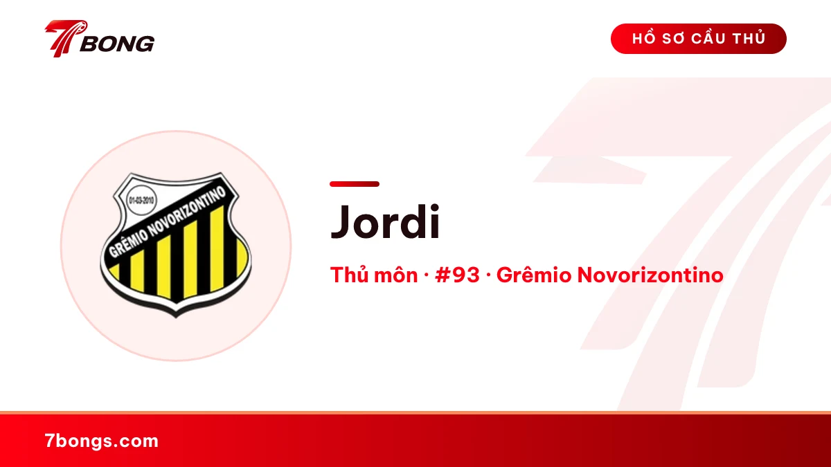 Jordi — Grêmio Novorizontino