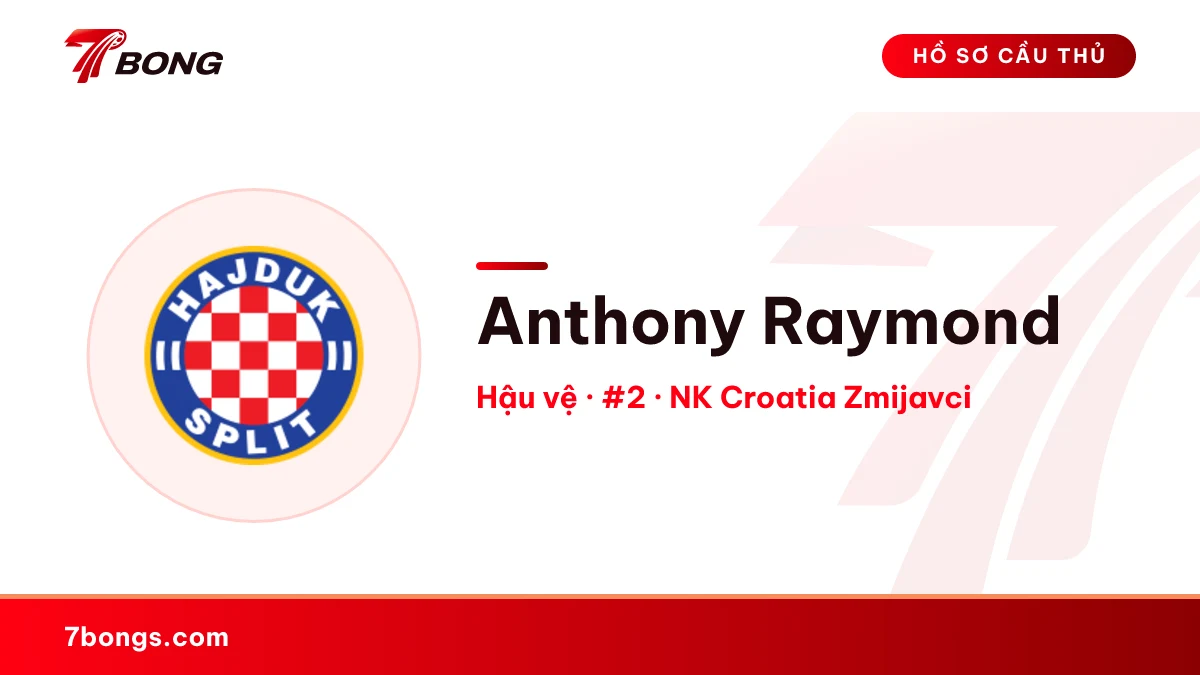 Anthony Raymond — NK Croatia Zmijavci