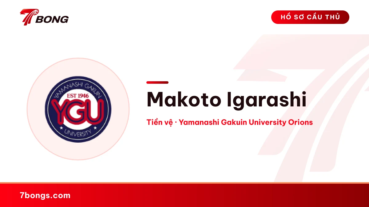 Makoto Igarashi — Yamanashi Gakuin University Orions
