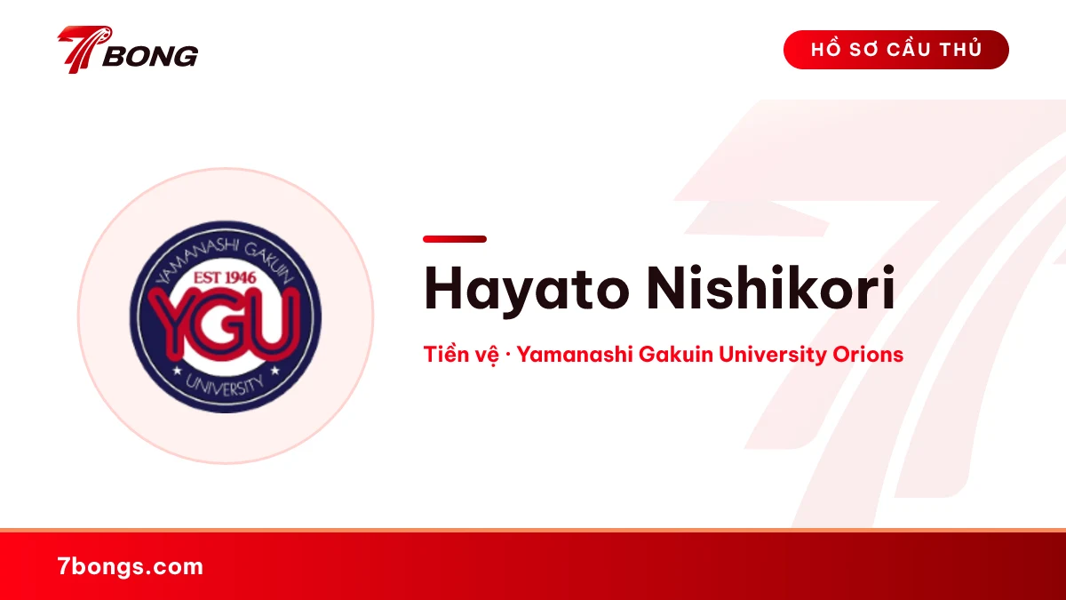 Hayato Nishikori — Yamanashi Gakuin University Orions