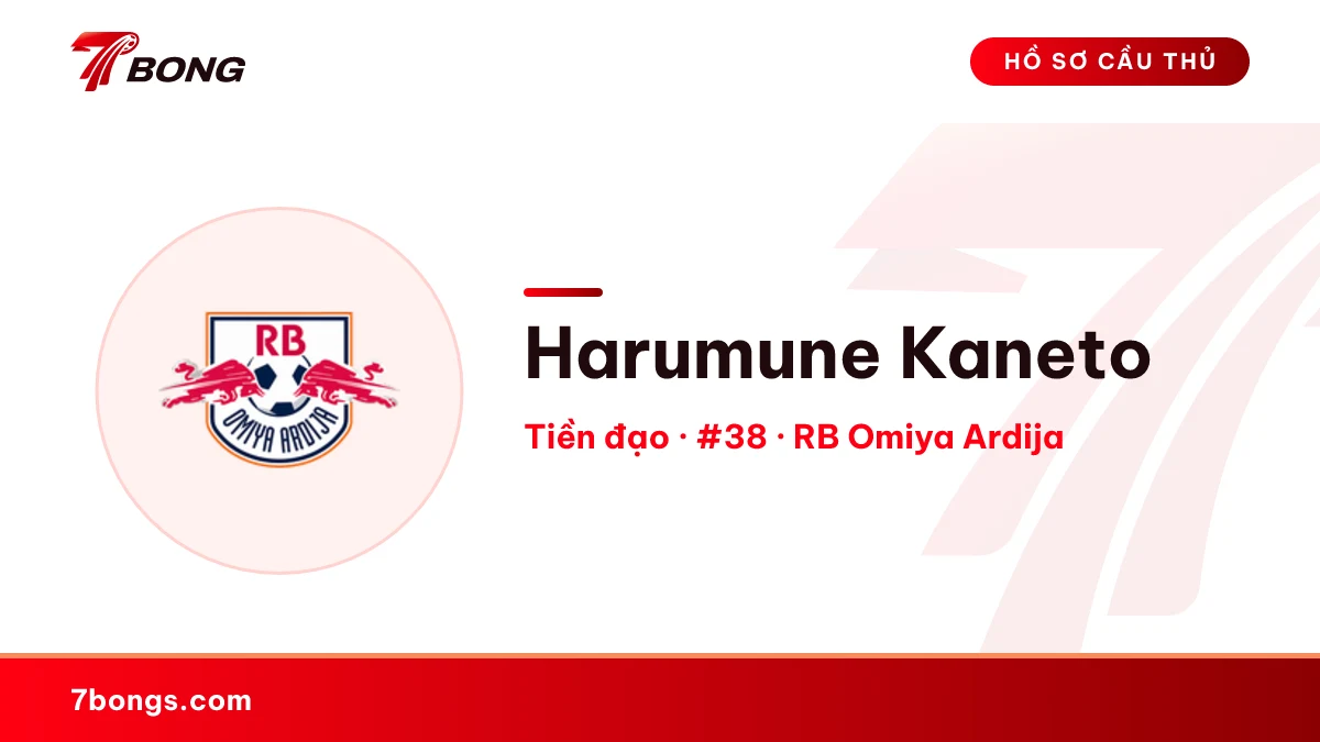 Harumune Kaneto — RB Omiya Ardija