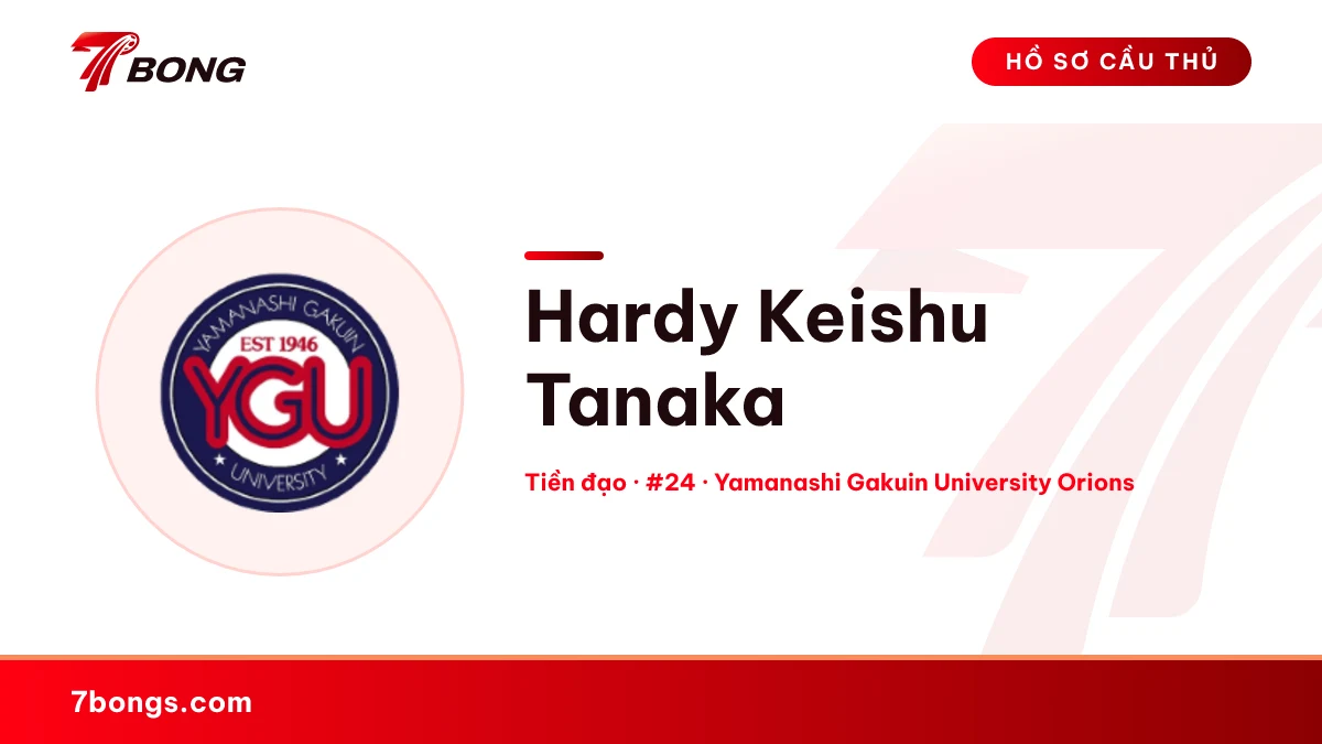 Hardy Keishu Tanaka — Yamanashi Gakuin University Orions