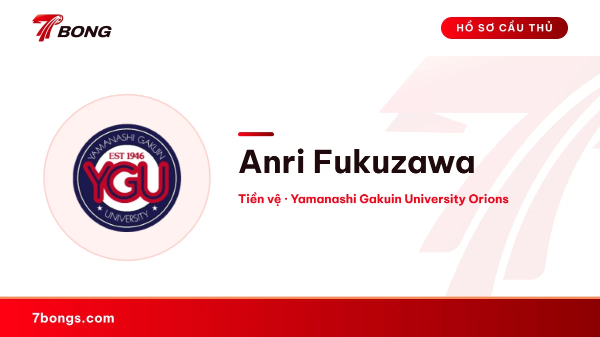 Anri Fukuzawa — Yamanashi Gakuin University Orions