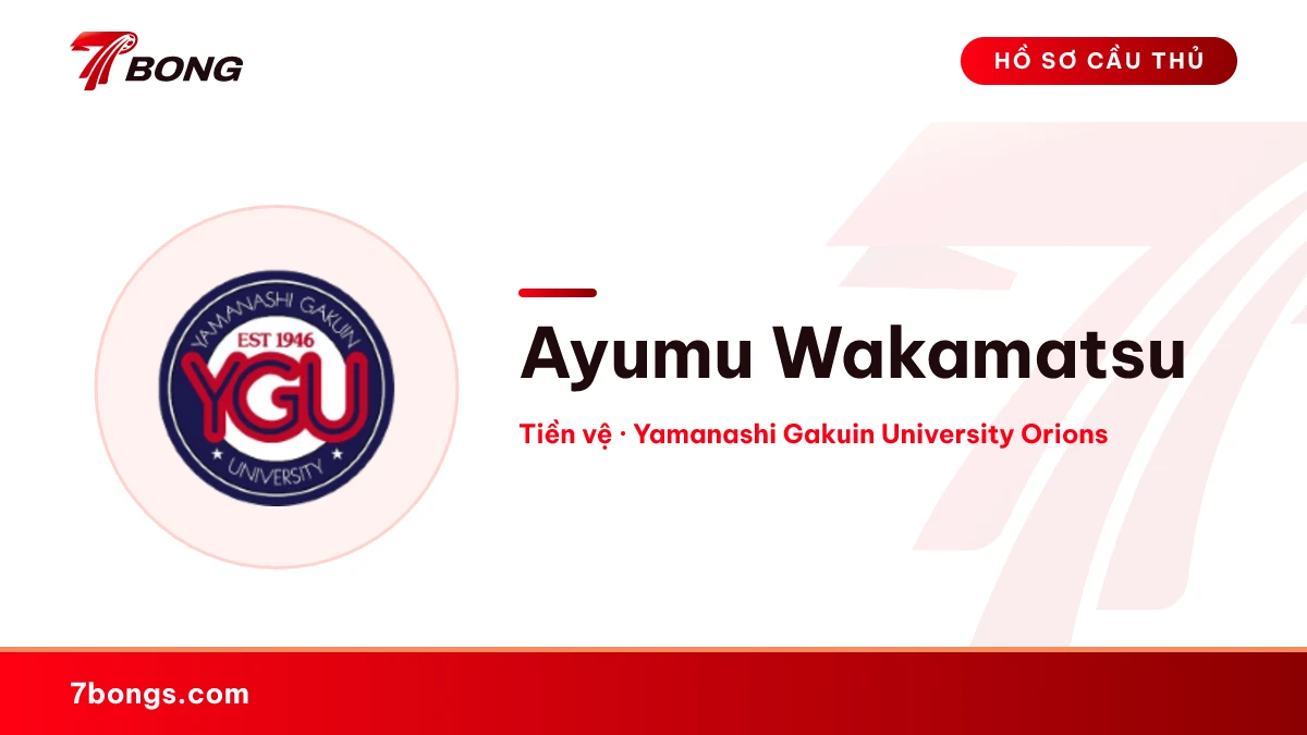 Ayumu Wakamatsu — Yamanashi Gakuin University Orions