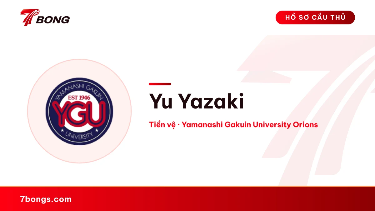 Yu Yazaki — Yamanashi Gakuin University Orions
