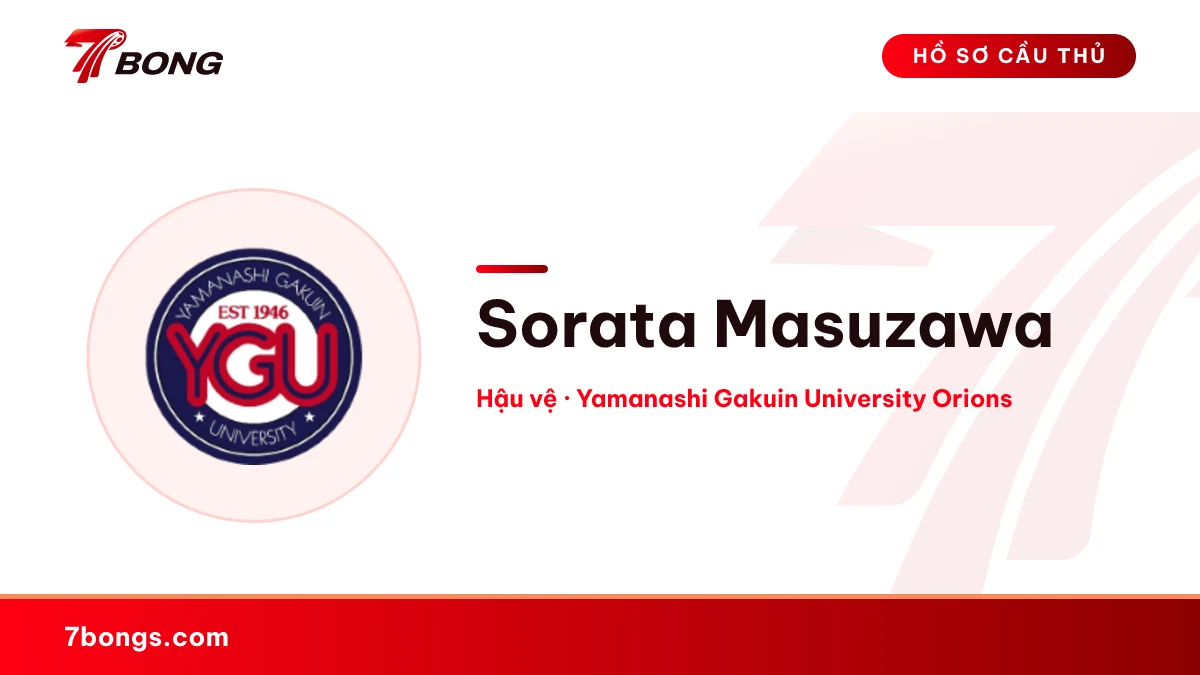 Sorata Masuzawa — Yamanashi Gakuin University Orions
