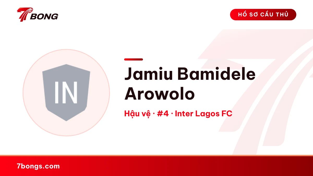 Jamiu Bamidele Arowolo — Inter Lagos FC