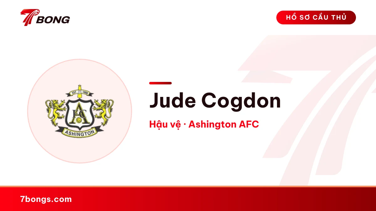 Jude Cogdon — Ashington AFC