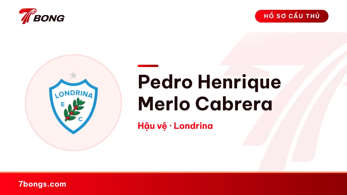 Pedro Henrique Merlo Cabrera — Londrina