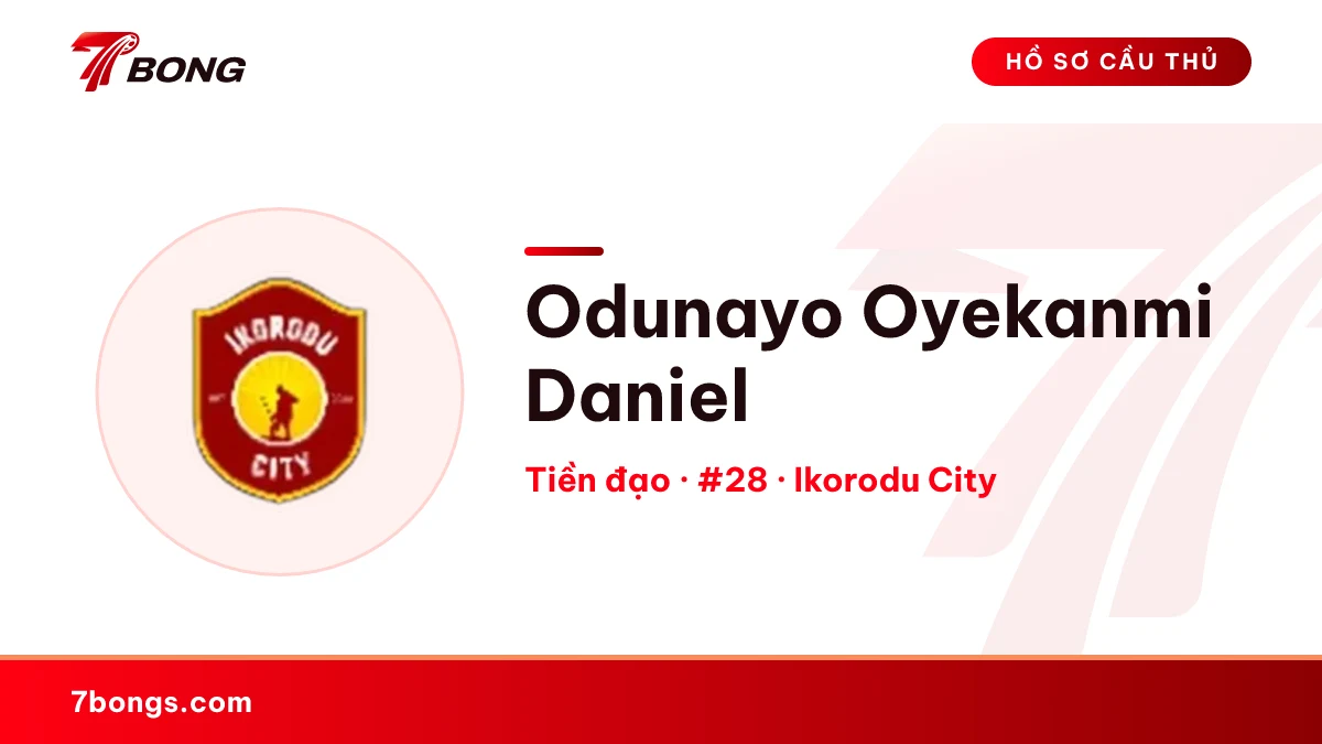 Odunayo Oyekanmi Daniel — Ikorodu City