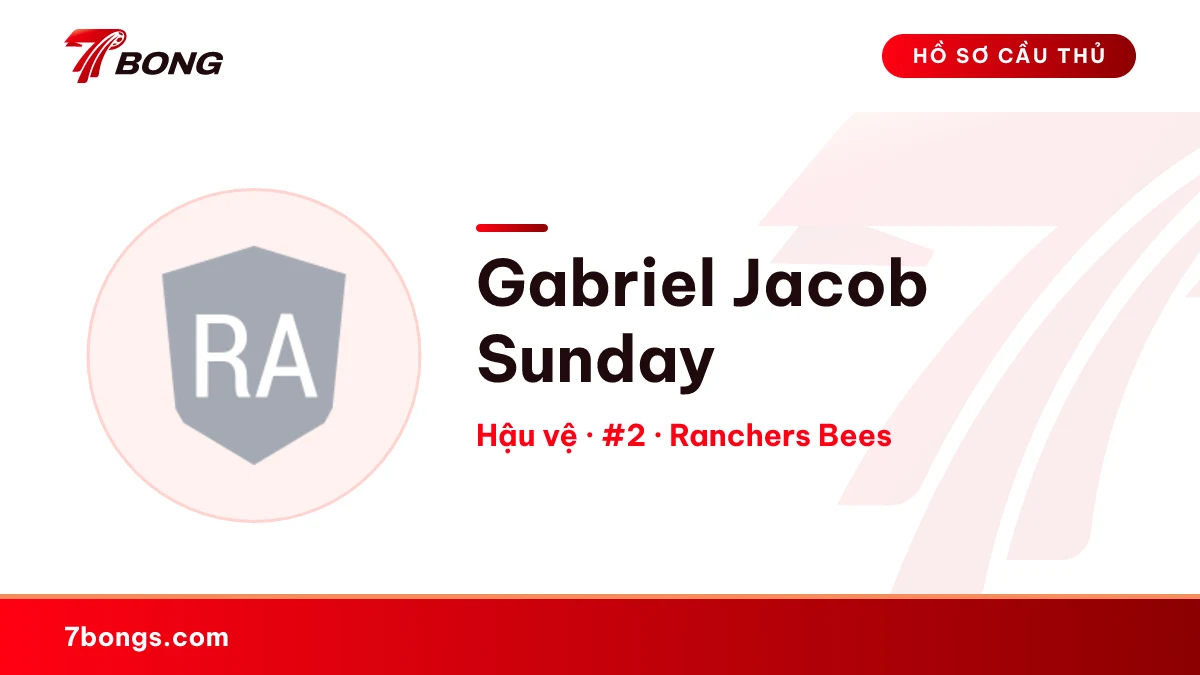 Gabriel Jacob Sunday — Ranchers Bees
