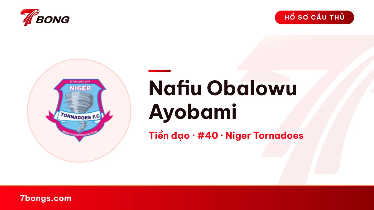 Nafiu Obalowu Ayobami — Niger Tornadoes