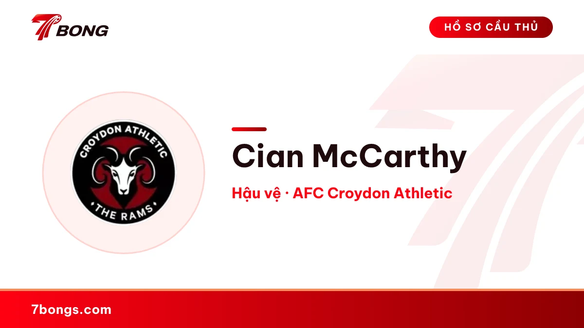 Cian McCarthy — AFC Croydon Athletic