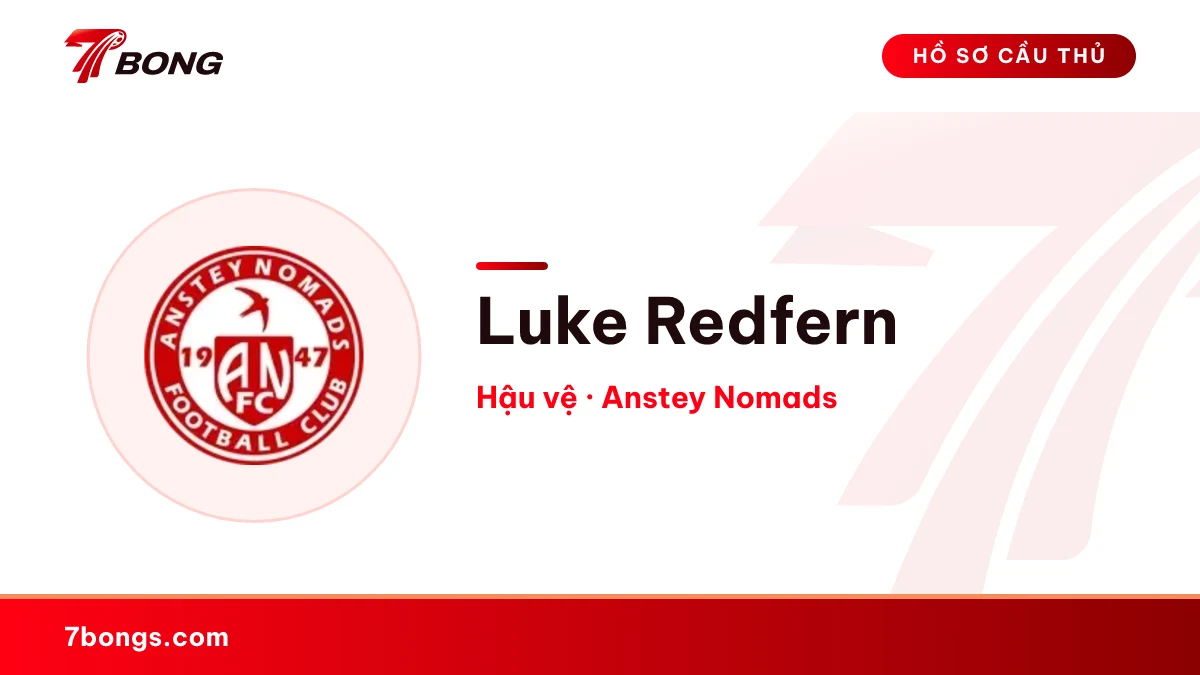 Luke Redfern — Anstey Nomads