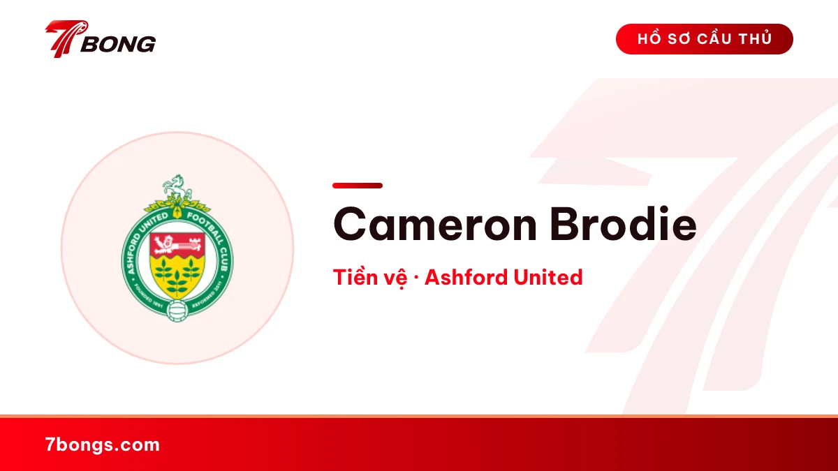Cameron Brodie — Ashford United