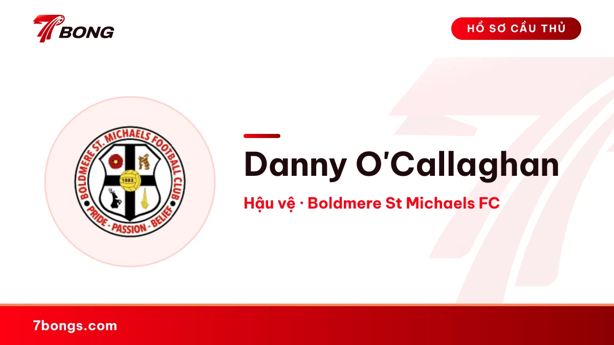 Danny O'Callaghan — Boldmere St Michaels FC