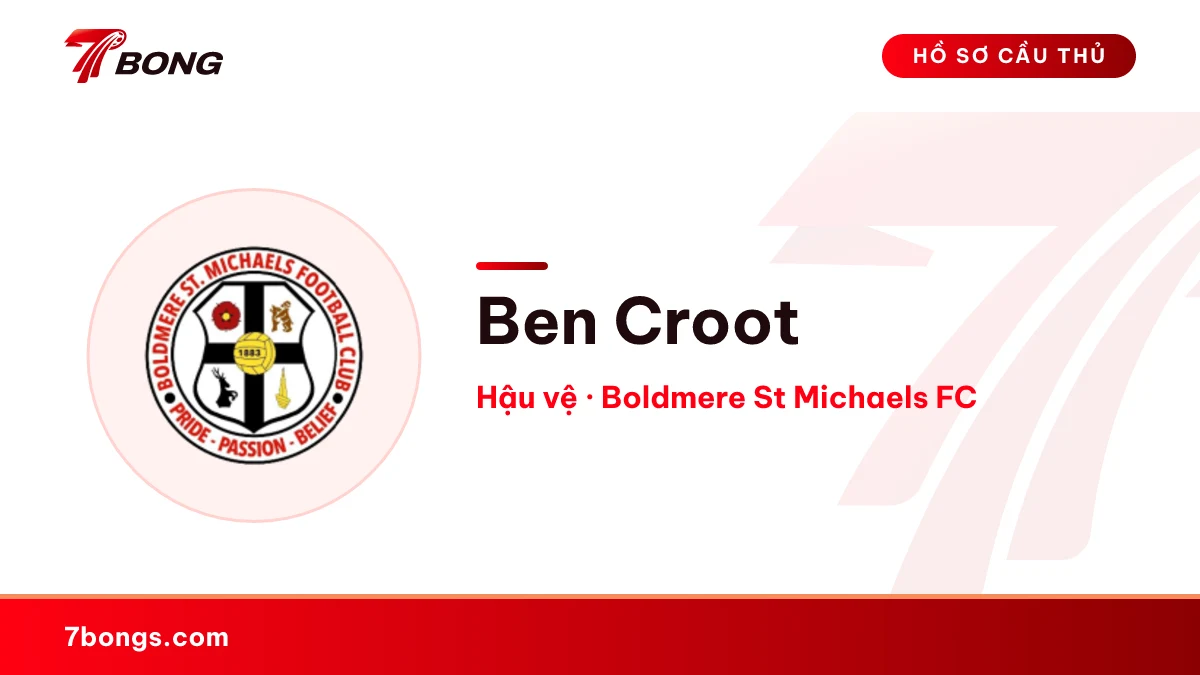 Ben Croot — Boldmere St Michaels FC