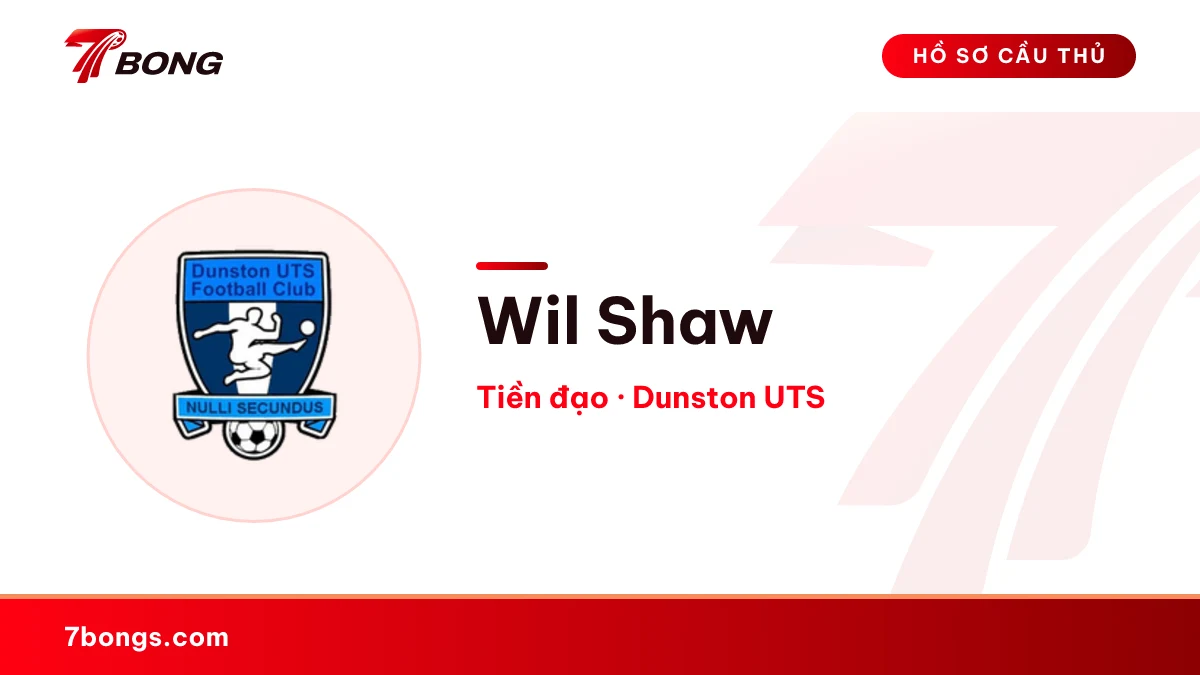 Wil Shaw — Dunston UTS