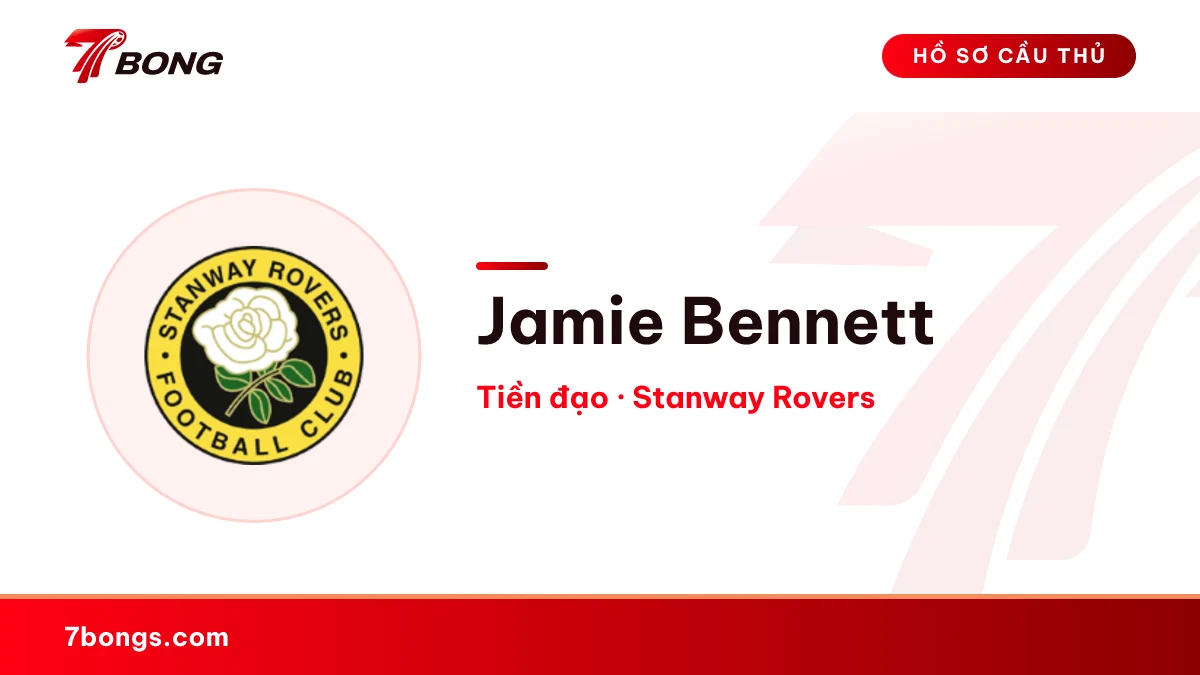 Jamie Bennett — Stanway Rovers