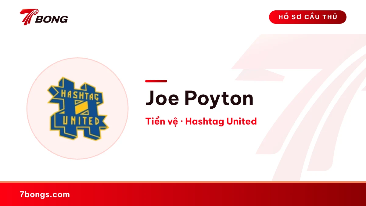 Joe Poyton — Hashtag United
