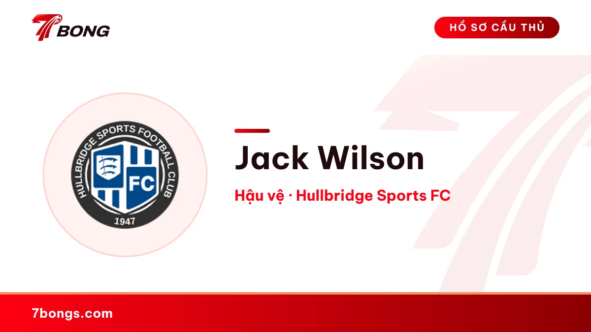 Jack Wilson — Hullbridge Sports FC