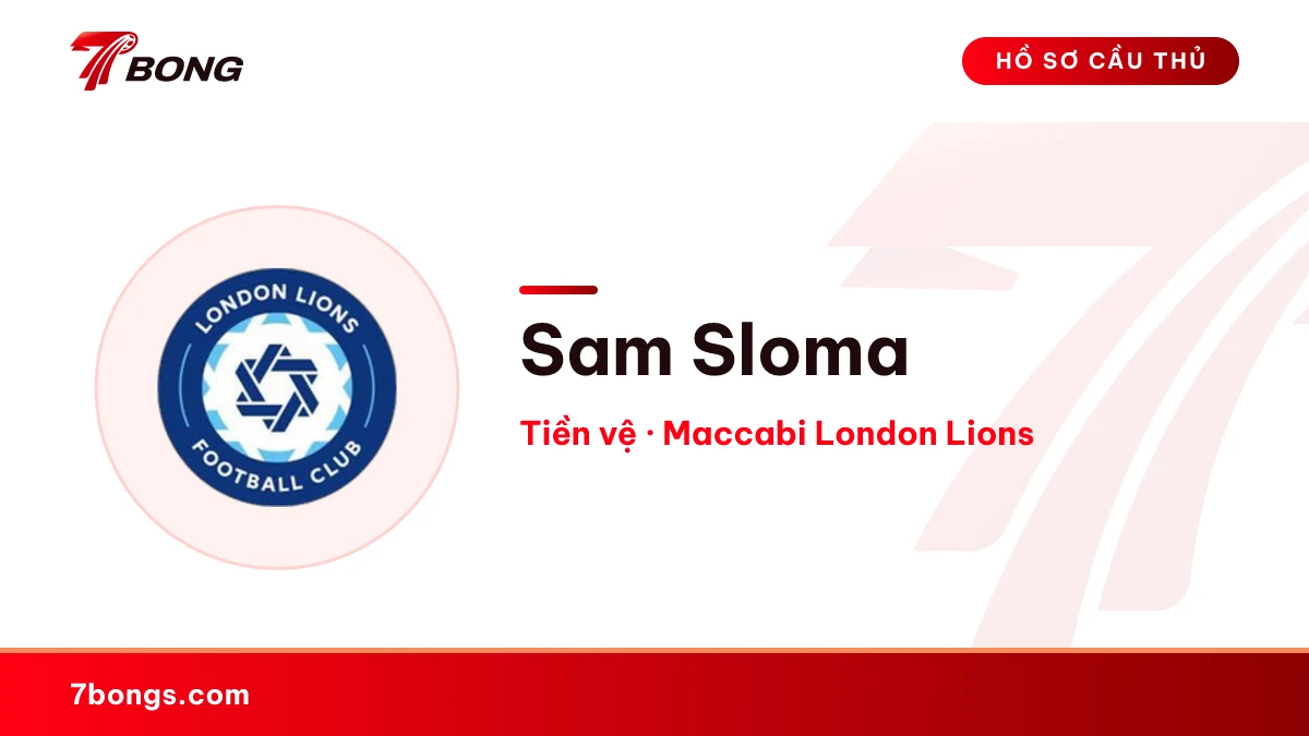 Sam Sloma — Maccabi London Lions