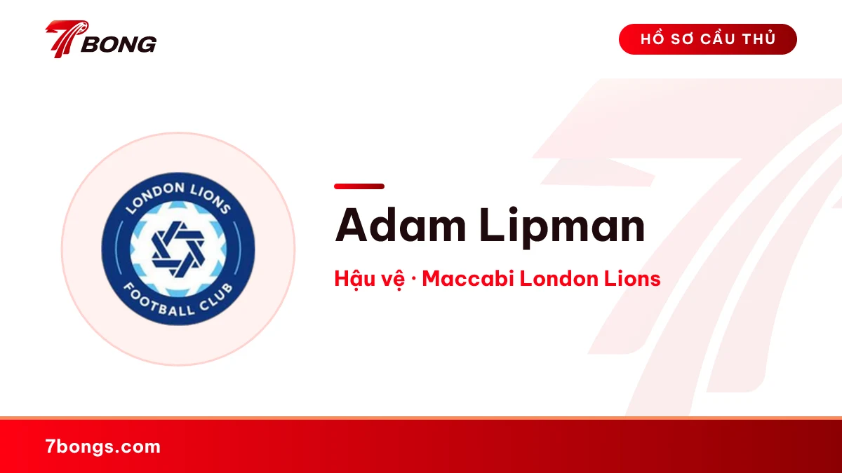 Adam Lipman — Maccabi London Lions