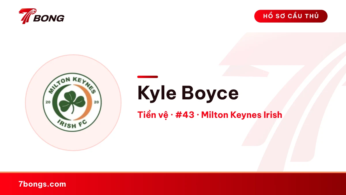 Kyle Boyce — Milton Keynes Irish