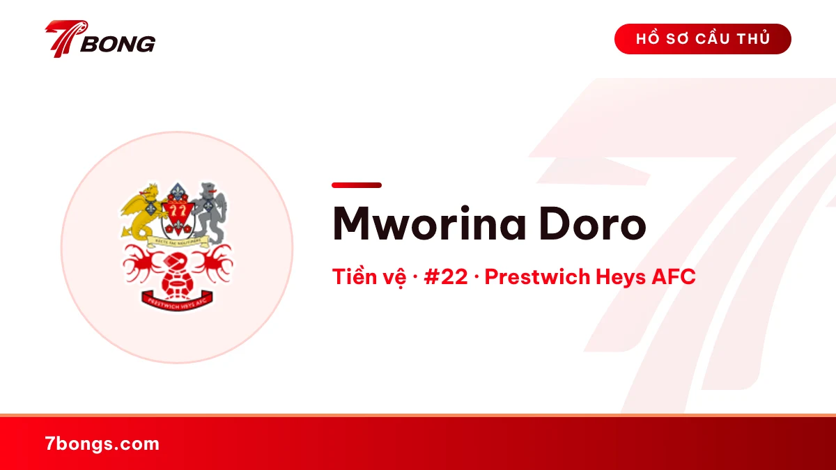 Mworina Doro — Prestwich Heys AFC