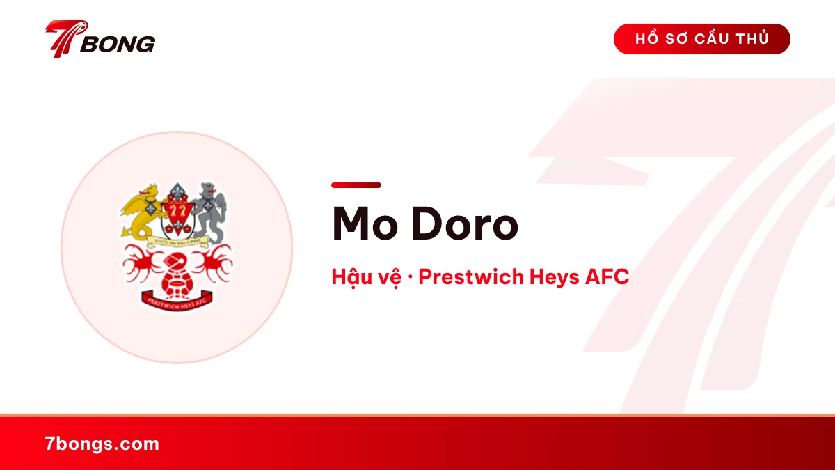 Mo Doro — Prestwich Heys AFC