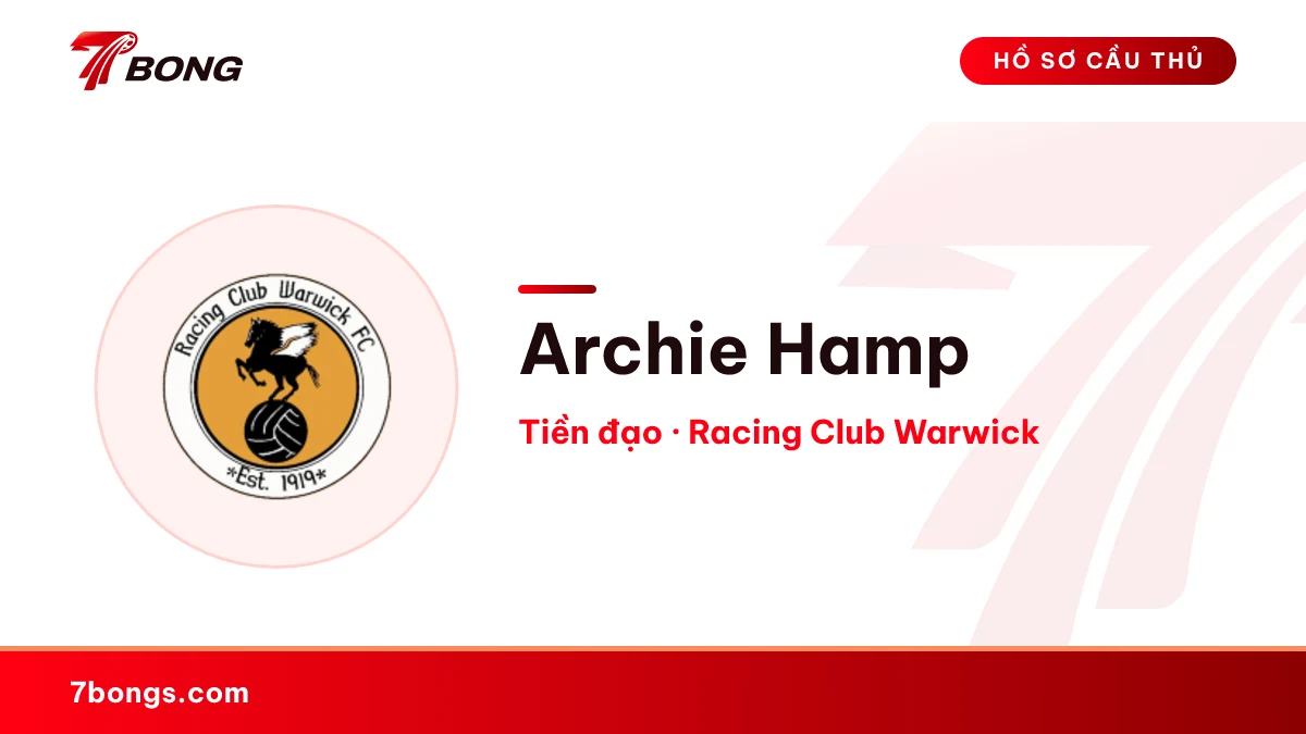Archie Hamp — Racing Club Warwick