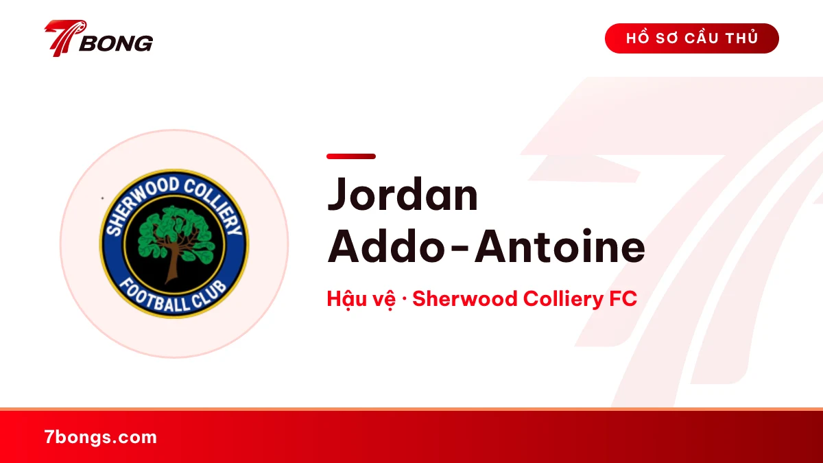 Jordan Addo-Antoine — Sherwood Colliery FC