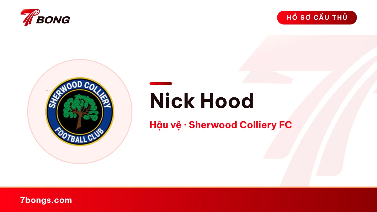 Nick Hood — Sherwood Colliery FC