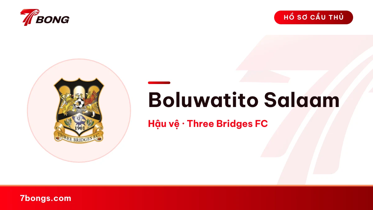 Boluwatito Salaam — Three Bridges FC