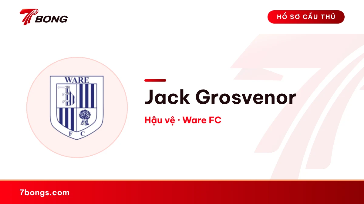 Jack Grosvenor — Ware FC