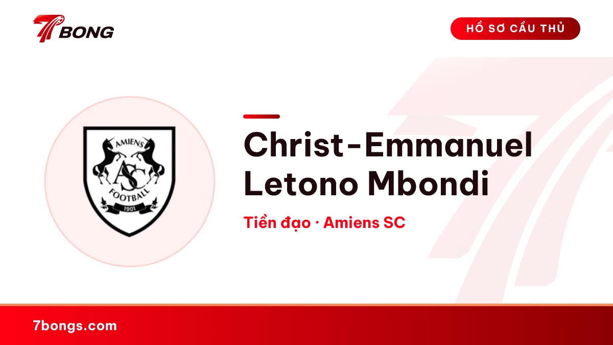 Christ-Emmanuel Letono Mbondi — Amiens SC