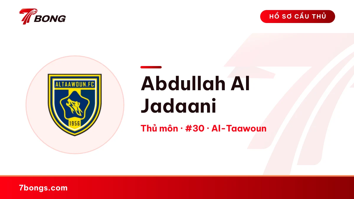 Abdullah Al Jadaani — Al-Taawoun