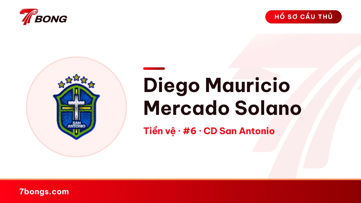 Diego Mauricio Mercado Solano — CD San Antonio
