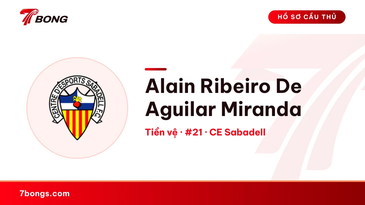Alain Ribeiro De Aguilar Miranda — CE Sabadell
