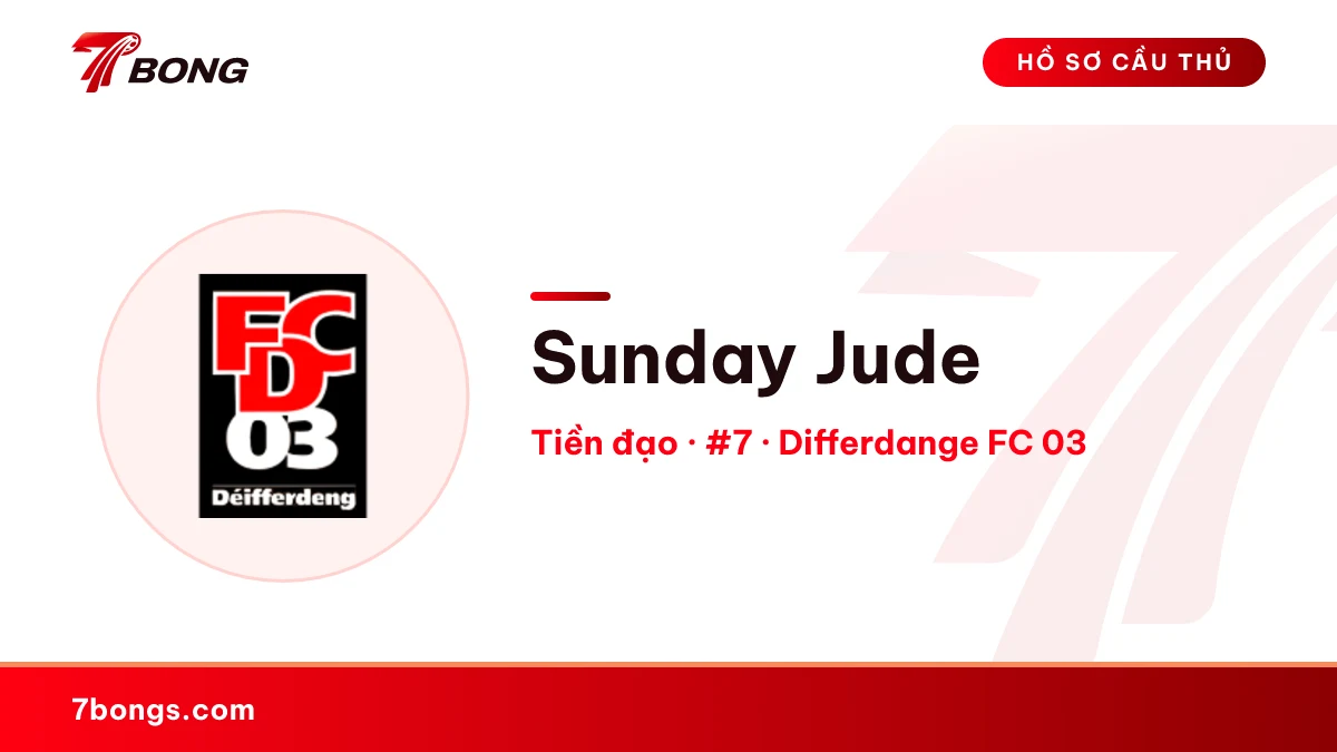 Sunday Jude — Differdange FC 03
