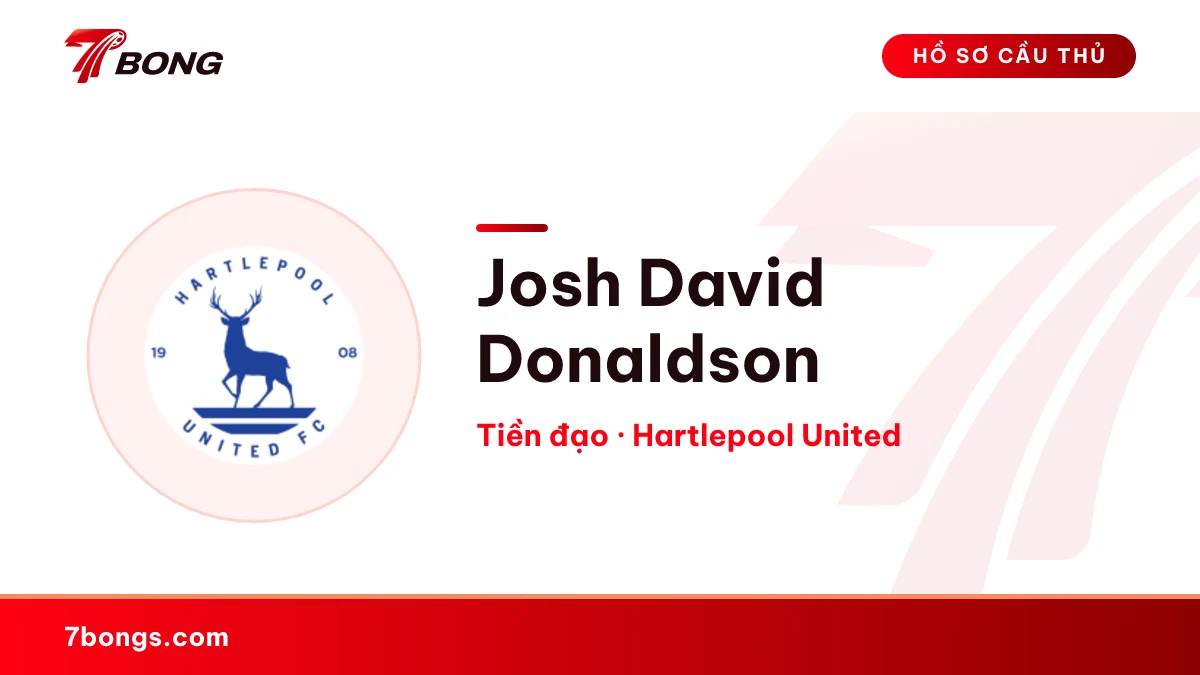 Josh David Donaldson — Hartlepool United
