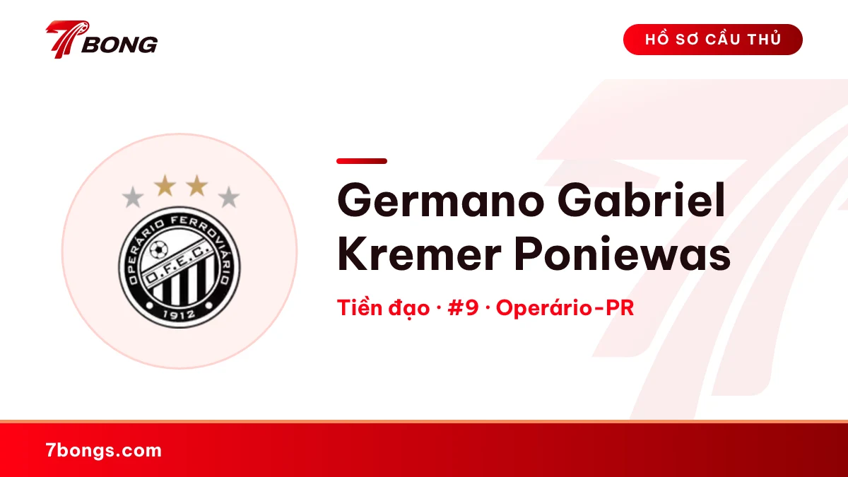 Germano Gabriel Kremer Poniewas — Operário-PR