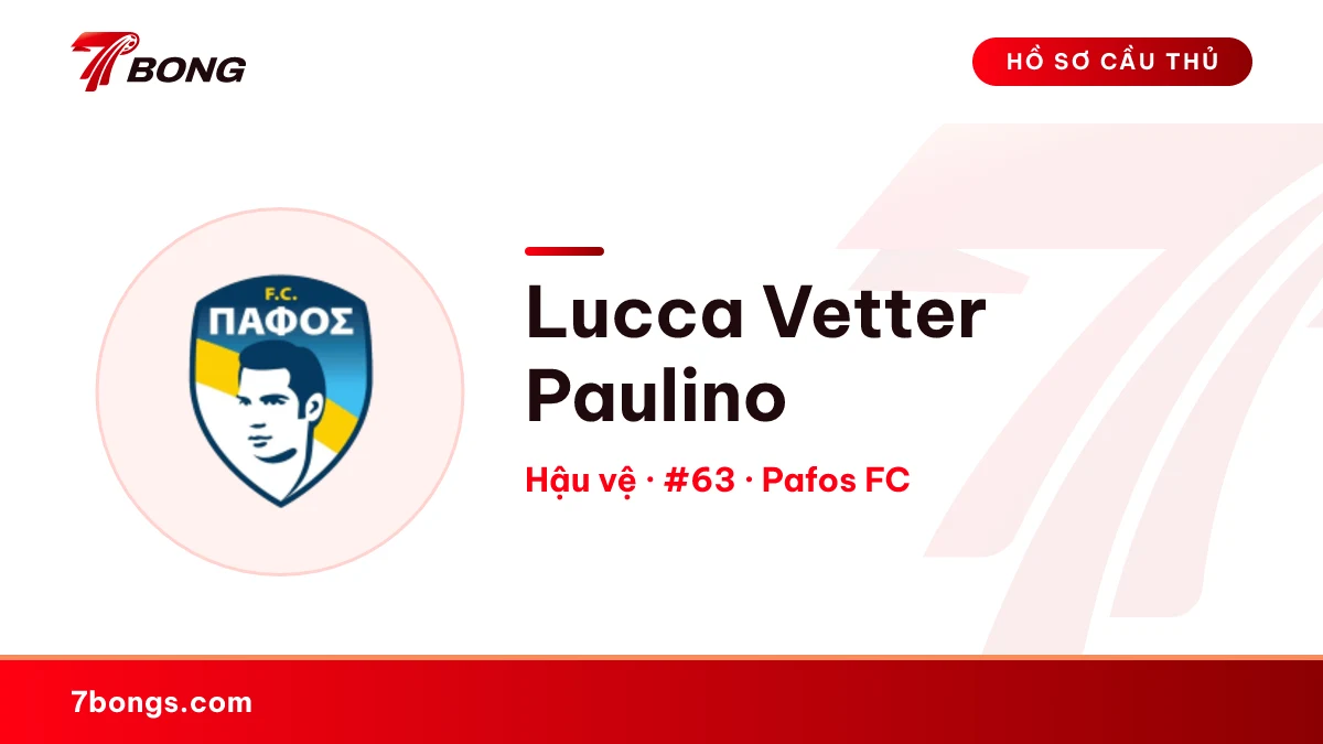 Lucca Vetter Paulino — Pafos FC