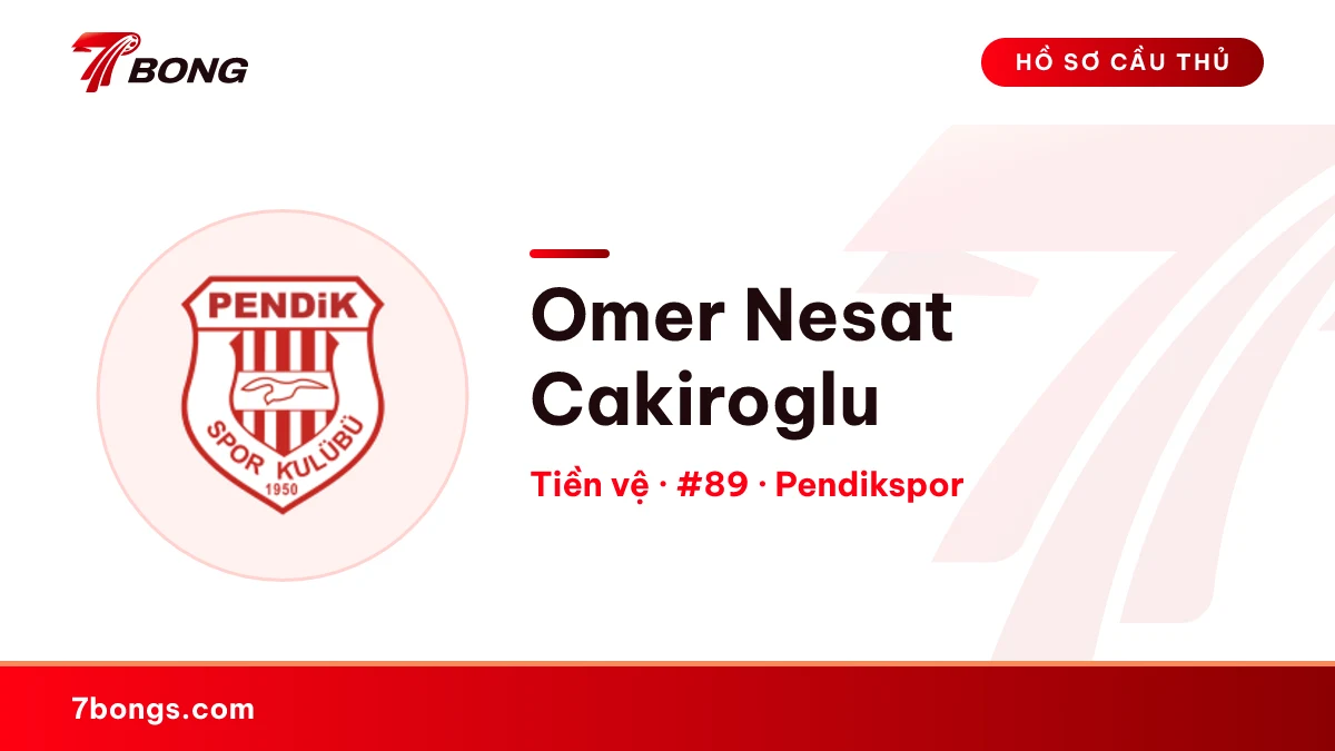 Omer Nesat Cakiroglu — Pendikspor