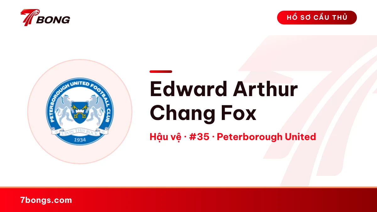 Edward Arthur Chang Fox — Peterborough United