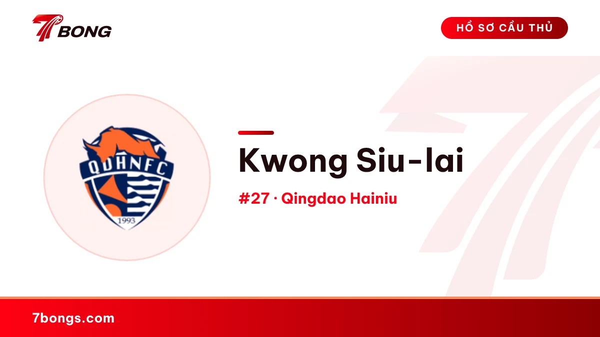 Kwong Siu-lai — Qingdao Hainiu