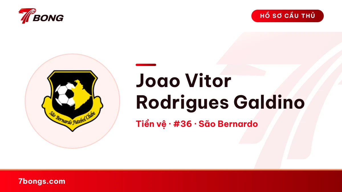 Joao Vitor Rodrigues Galdino — São Bernardo