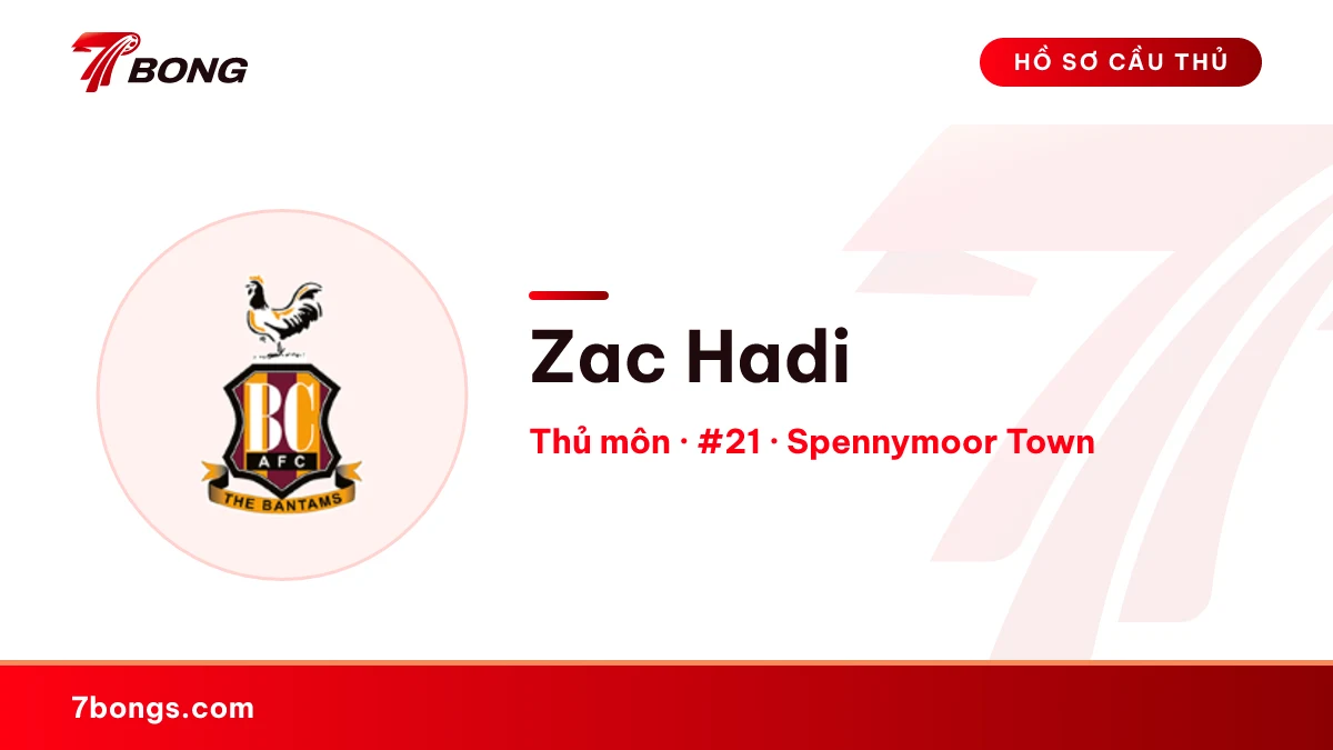 Zac Hadi — Spennymoor Town