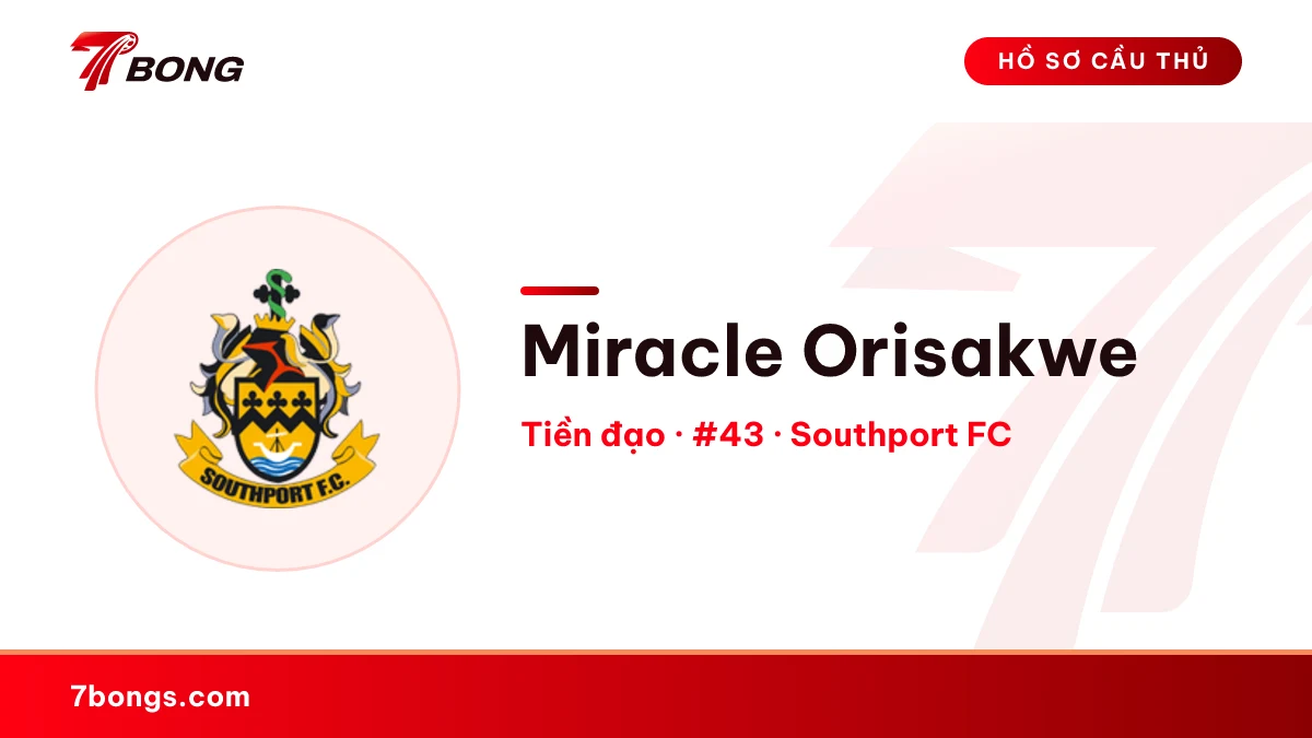 Miracle Orisakwe — Southport FC