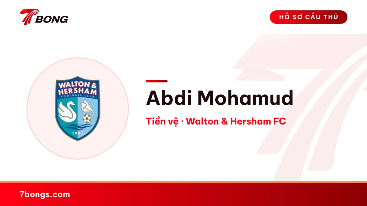 Abdi Mohamud — Walton & Hersham FC